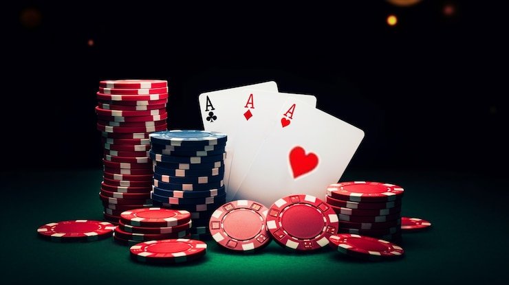 Live dealer at French Roulette table explaining betting options